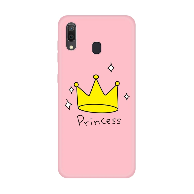 Узор чехол для samsung Galaxy A10 A20 A30 A40 A50 A60 A70 M10 M20 M30 M40 A7 A750 Роскошные Карамельный цвет матовый чехол Fundas - Цвет: 09