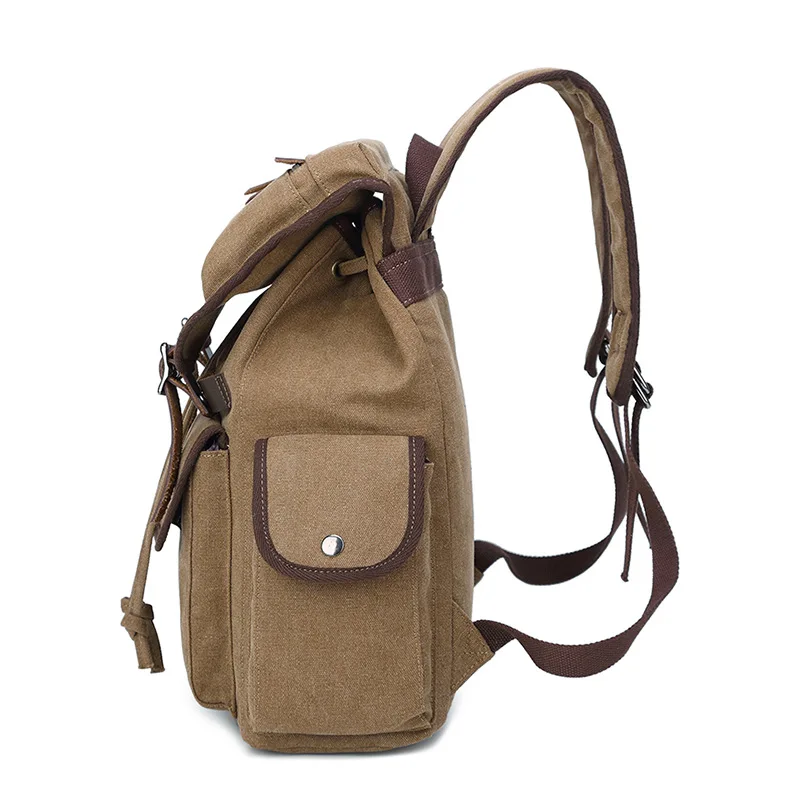 

2019 New Style Travel Casual Computer Shoulder Canvas Backpack MEN'S AND WOMEN'S Creative Canvas Backpack