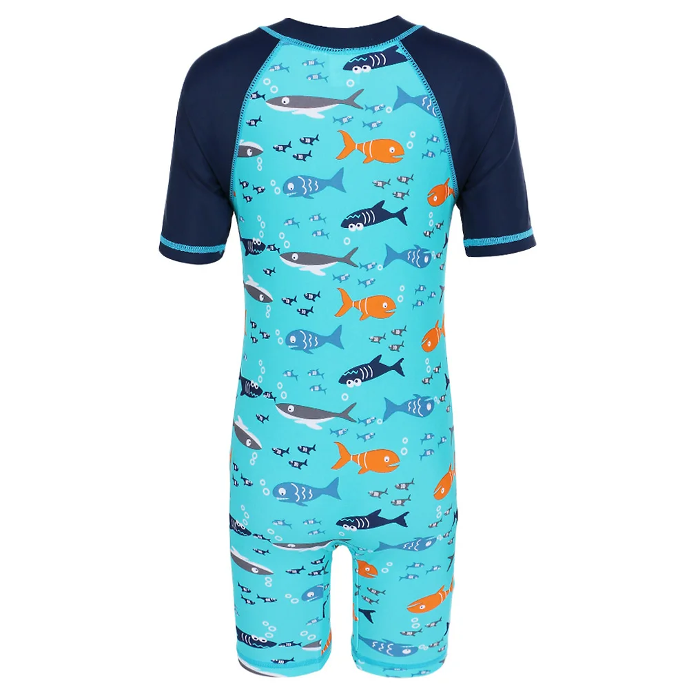 BAOHULU/купальный костюм для малышей возрастом от 1 года до 10 лет, детский купальный костюм с принтом для девочек и мальчиков, купальный костюм с длинными рукавами для девочек UPF50