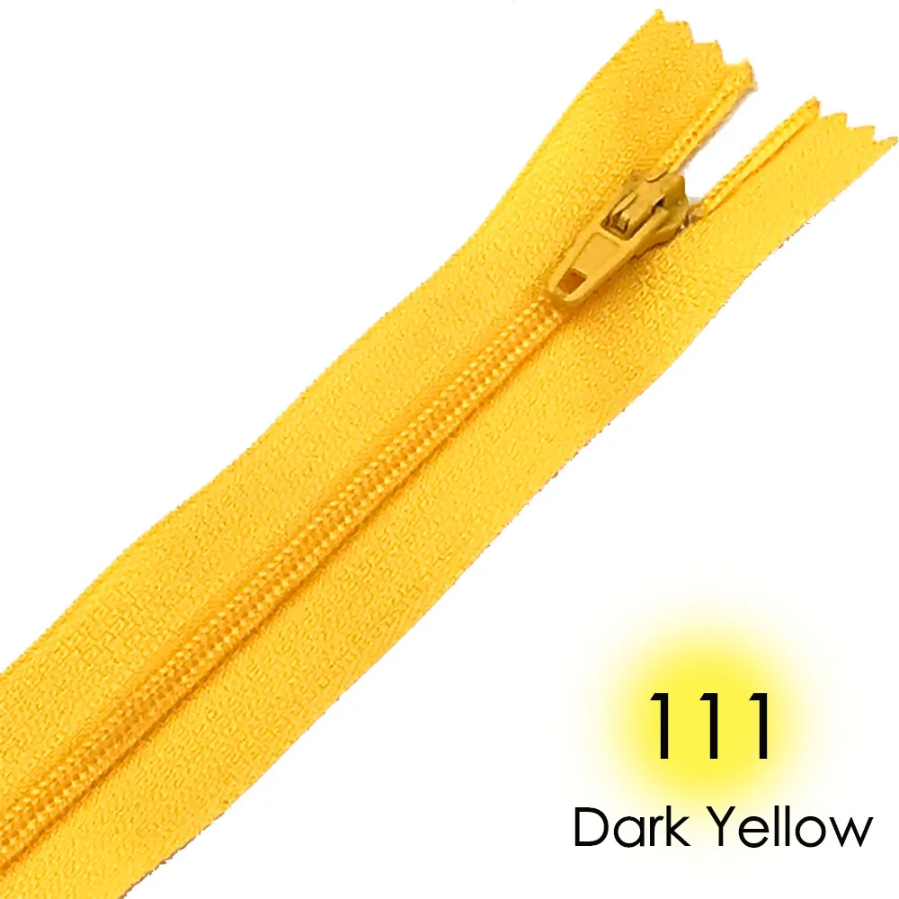111-10pcs 10 шт. 3#41 см 16 дюймов нейлоновая катушка молния закрывающийся конец Авто замок молнии нейлоновые молнии портной канализационный крафтер - Цвет: 111-10pcs