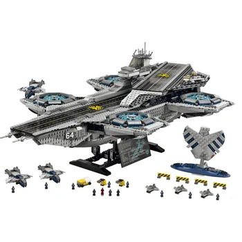 

76042 lepining Heroes SHIELD Carrier Model Building Blocks Bricks Boy Birthday Gift Kids Toys for Children