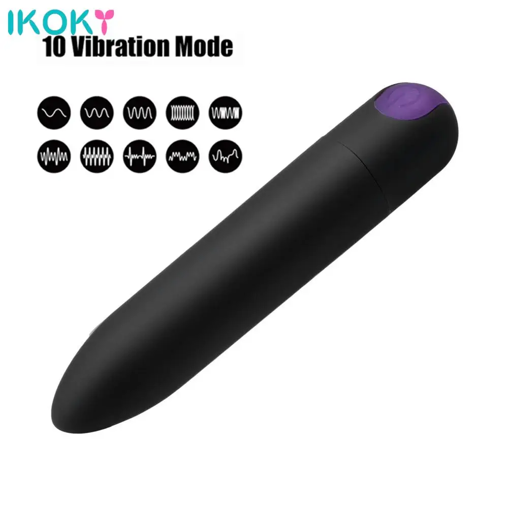 

Strong Vibration Dildo Bullet Vaginal Massager IKOKY Vibrators G Point Orgasm Clitoris Stimulator Sex Toys For Women