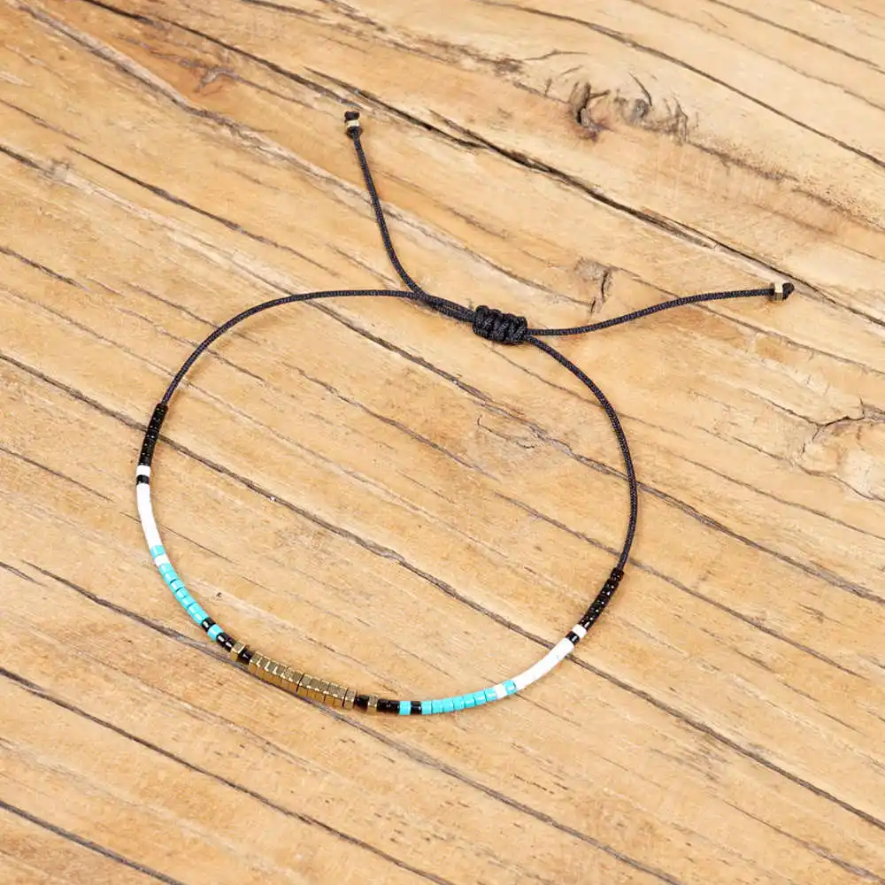 Go2boho браслет Miyuki ювелирные изделия богемные браслеты Pulseras Mujer Moda Femme женские модные летние, пляжные, в богемном стиле шикарные бусины Новинка - Окраска металла: MI-B190431B
