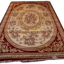 Большой ковер для гостиной, большой для гостиной, французский, с ручной вязкой, толстый плюш, 6,4 'X 9,51'