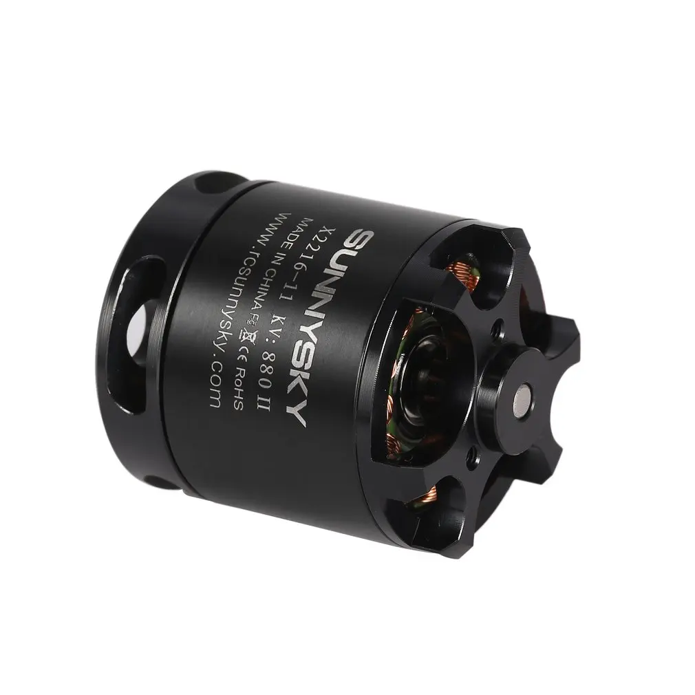 SUNNYSKY X2216 1250KV/880KV II 3,175 мм 2-4S Outrunner бесщеточный двигатель для радиоуправляемого дрона 400-800g с неподвижным крылом 3D самолет мультиротор