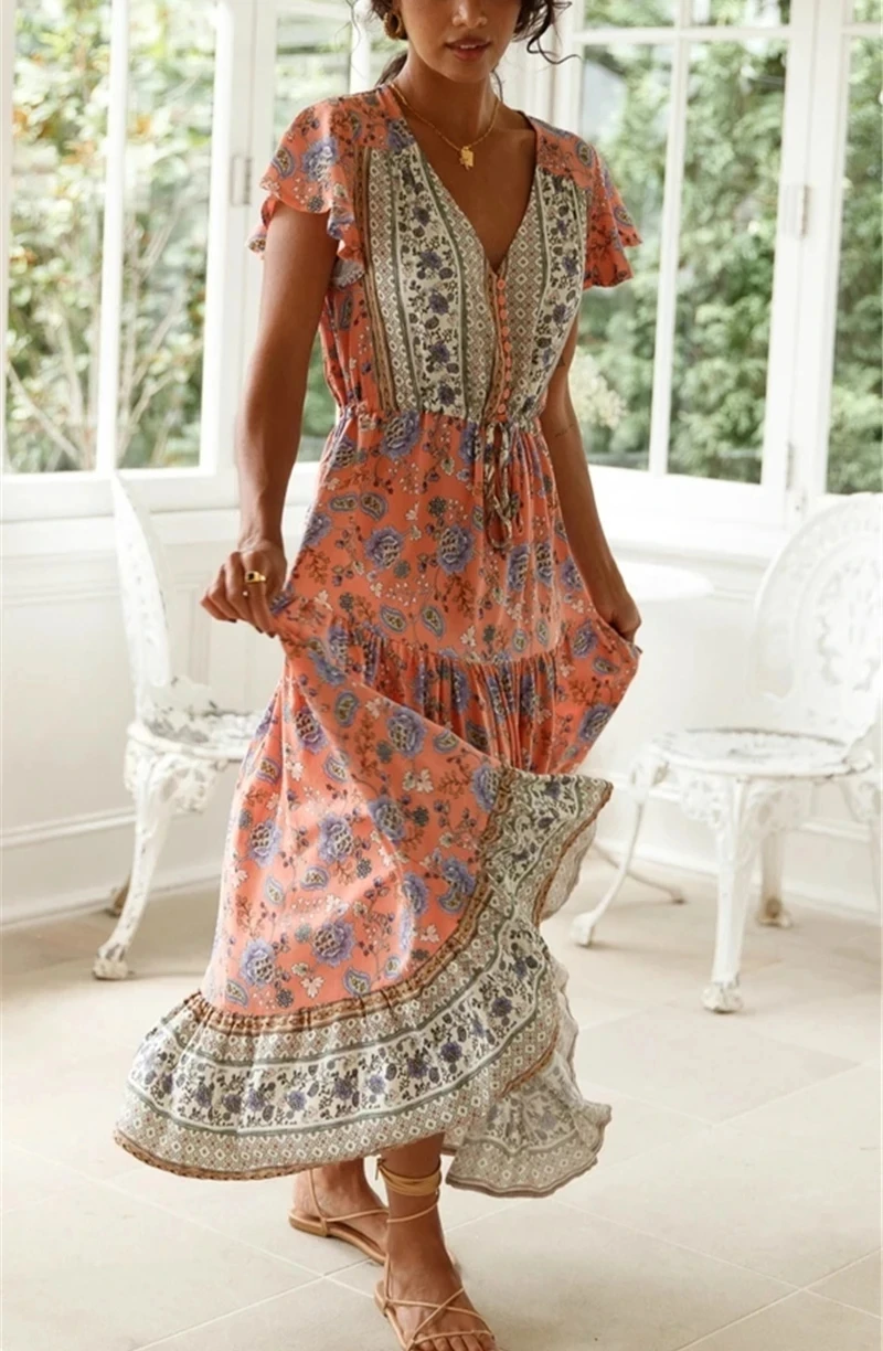 bohemian cotton summer dresses