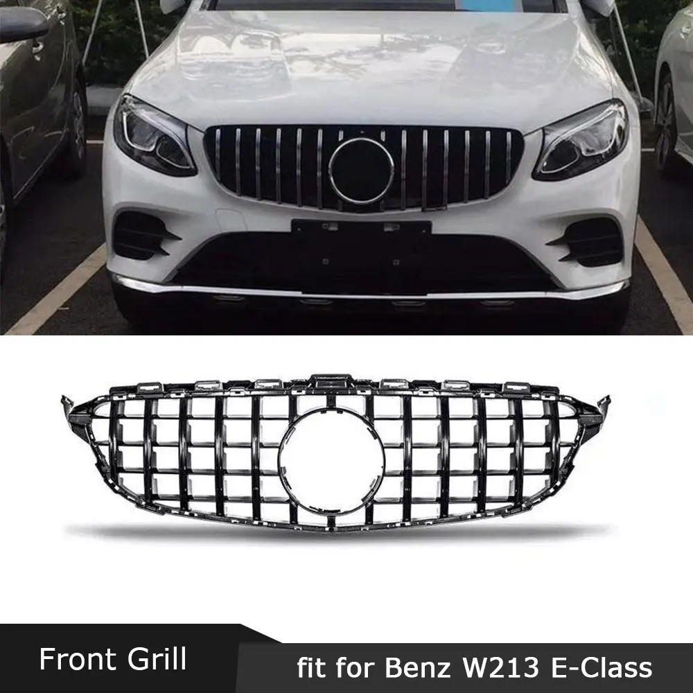 Передний бампер ABS сетчатый гриль Facelift чехол для Mercedes Benz W213 C238 E200 E250 E300 E320 E350 AMG