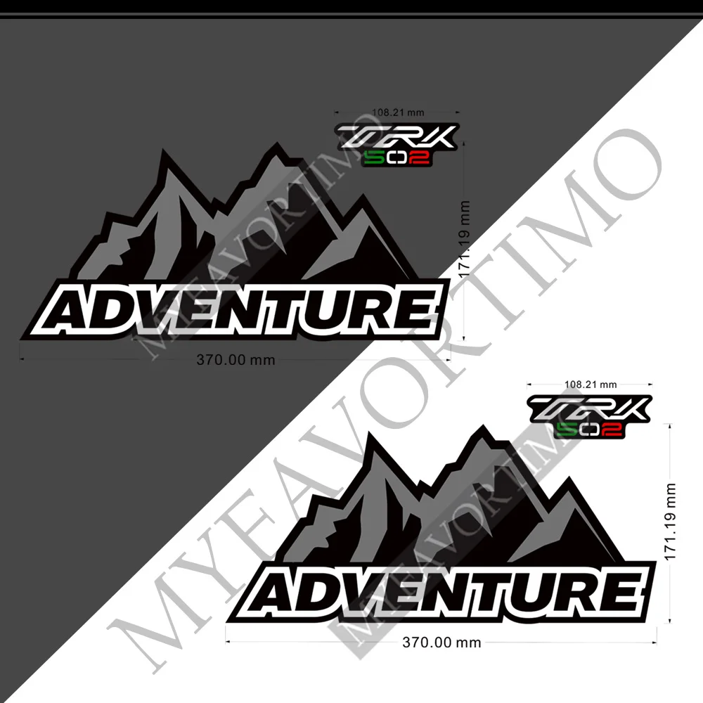 

Trunk Luggage Cases Box Panniers Aluminium Top Side Stickers Motorcycle Decal For Benelli TRK502 TRK 502 Adventure