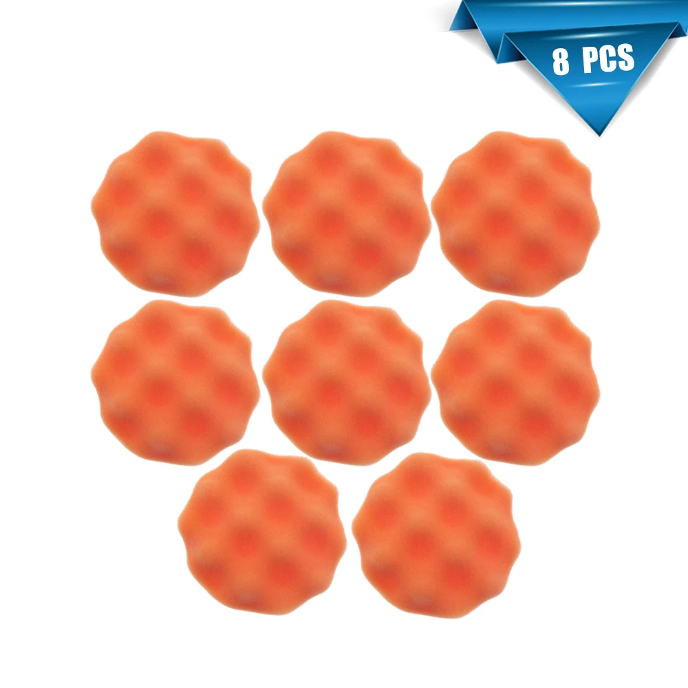 5寸波浪抛光海绵组合1