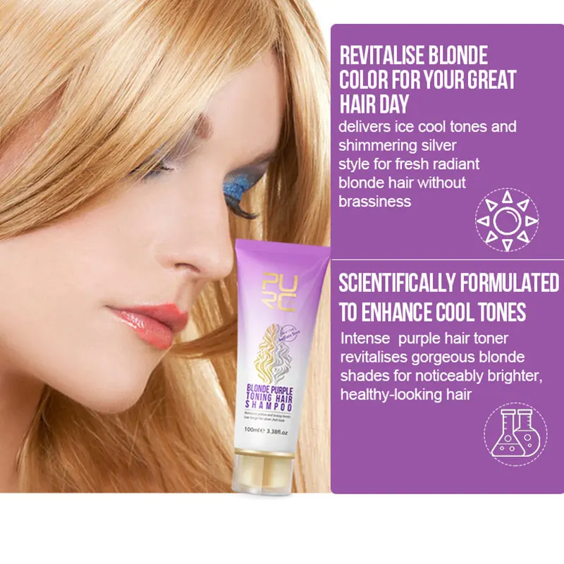 Профессиональный блонд отбеленный выделенный шампунь восстанавливает эффективный фиолетовый шампунь для светлых волос шампуни оптом