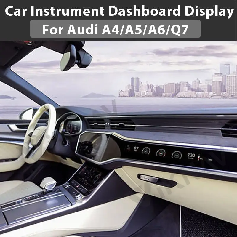 Android автомобильный gps-навигатор ЖК-измеритель приборная панель дисплей для Audi A4 A5