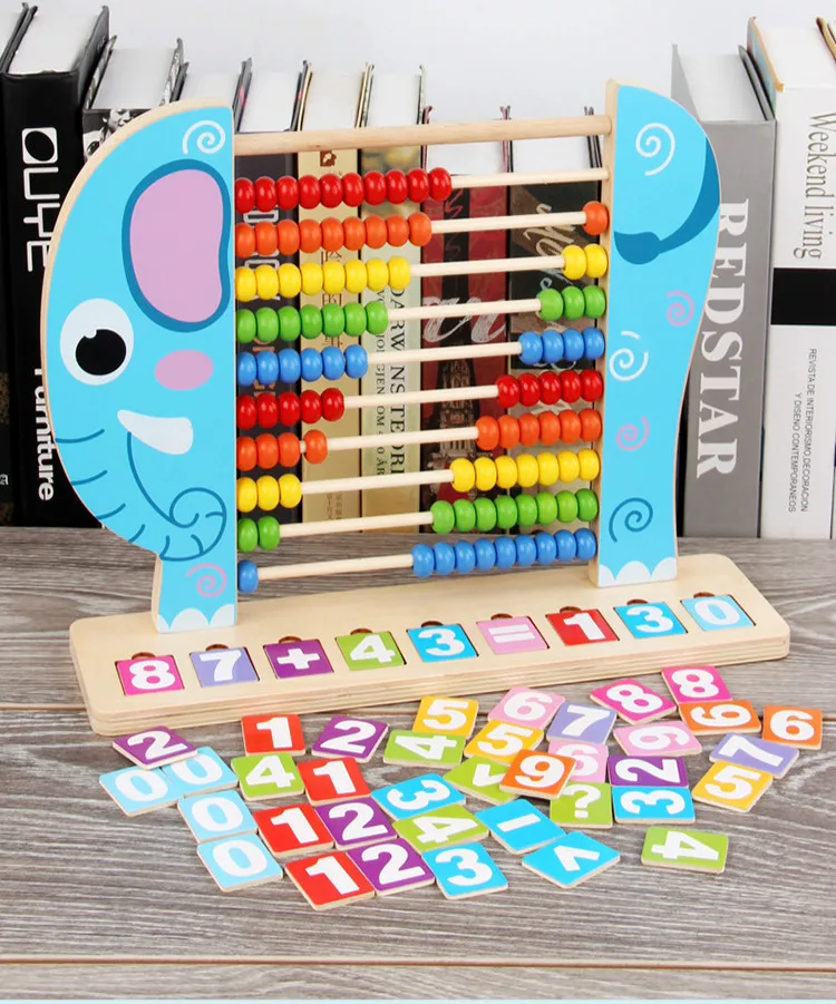 Детские деревянные Abacus Развивающие игрушки Diy арифметические вычисления Монтессори Обучающие Детские игрушки детские дошкольные игрушки