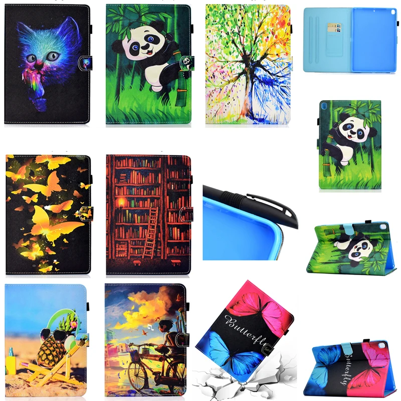 

Fashion Leather Flip Wallet Case Cover Silicone Shell Coque Stand Funda for Apple iPad 10.2" 10.5" inch 2019 7th gen A2197 A2198
