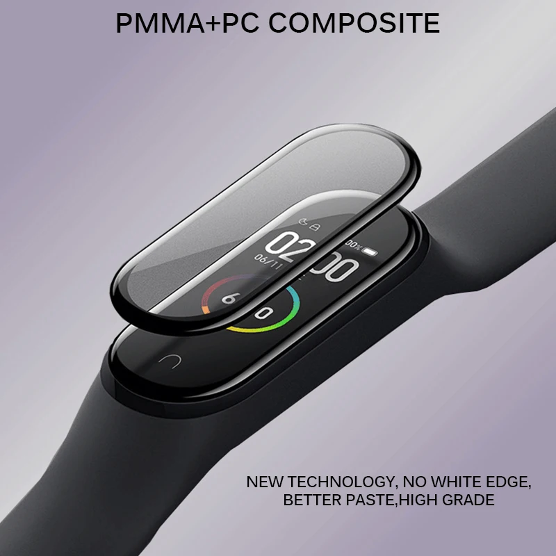 1 шт. защитная пленка для Xiaomi Mi Band 4 умный браслет с полным покрытием защита экрана