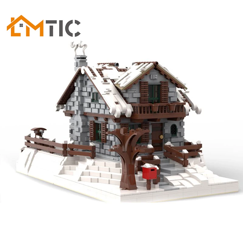MOC 38793 зимнее Chalet Neige курортное рождественское Строительство Строительные блоки