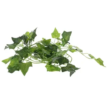 

Artificial Vine Reptile Lizards Terrarium Decoration Chameleons Climb Rest Plants Leaves