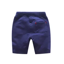 Детские шорты, летние шорты из чистого хлопка для маленьких мальчиков, тонкие эластичные штаны-свитера