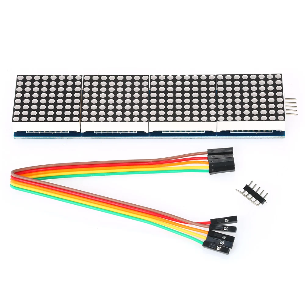 MAX7219 точечно-матричный 4-в-1 Дисплей модуль Управление SCM Модуль Raspberry Pi PIC Pi ARM