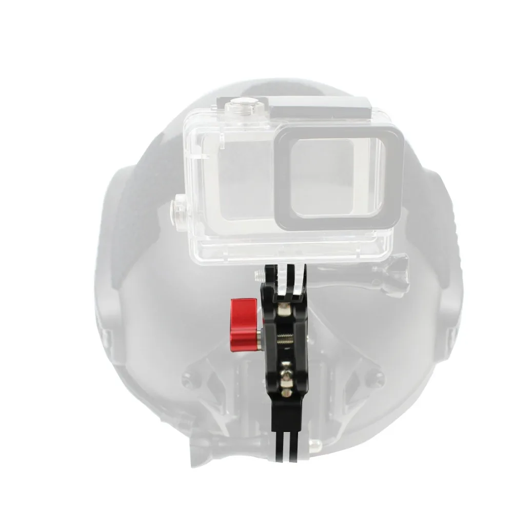 Алюминиевый сплав магический кронштейн адаптер с двойной головкой поворотный вид деятельности разъем 360 вращение для Gopro для DJI Osmo действие eken камеры