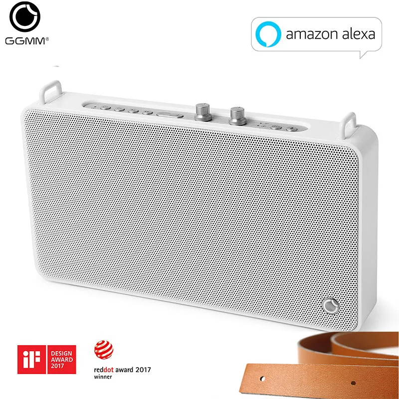 

GGMM Outdoor/Indoor Bluetooth Speaker Portable Wireless HiFi Stereo Speaker 20W Powerful Loudspeaker 4 Driver Sound Box With Mic