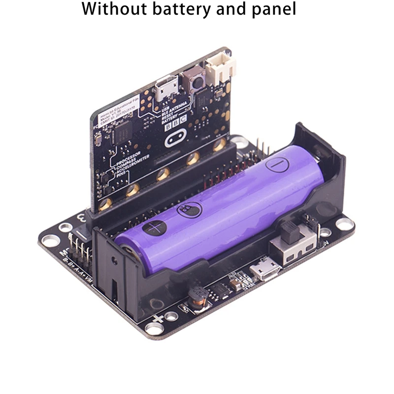 Para microbit placa de expansão para microbit placa adaptador inteligente carro programação robô expansão diy python