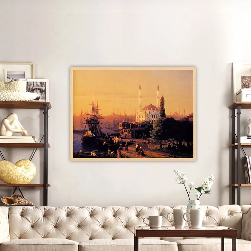 Diy живопись по номерам Ивана constantinovich aivazovsky constantinople детальная учебная денкоративная краска для взрослых ручной рисунок