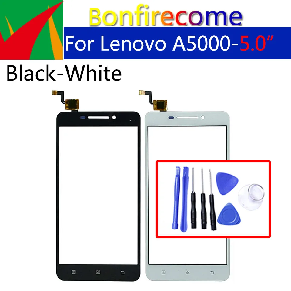 Сенсорный экран для Lenovo A5000 A 5000 дигитайзер сенсорного экрана ЖК дисплей переднее