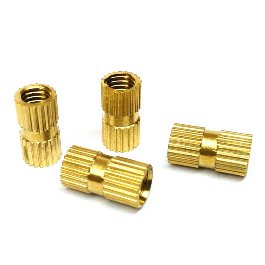 【DX】m4 insert nuts , A type M4 brass threaded insert nuts for plastics , Metric thread nuts