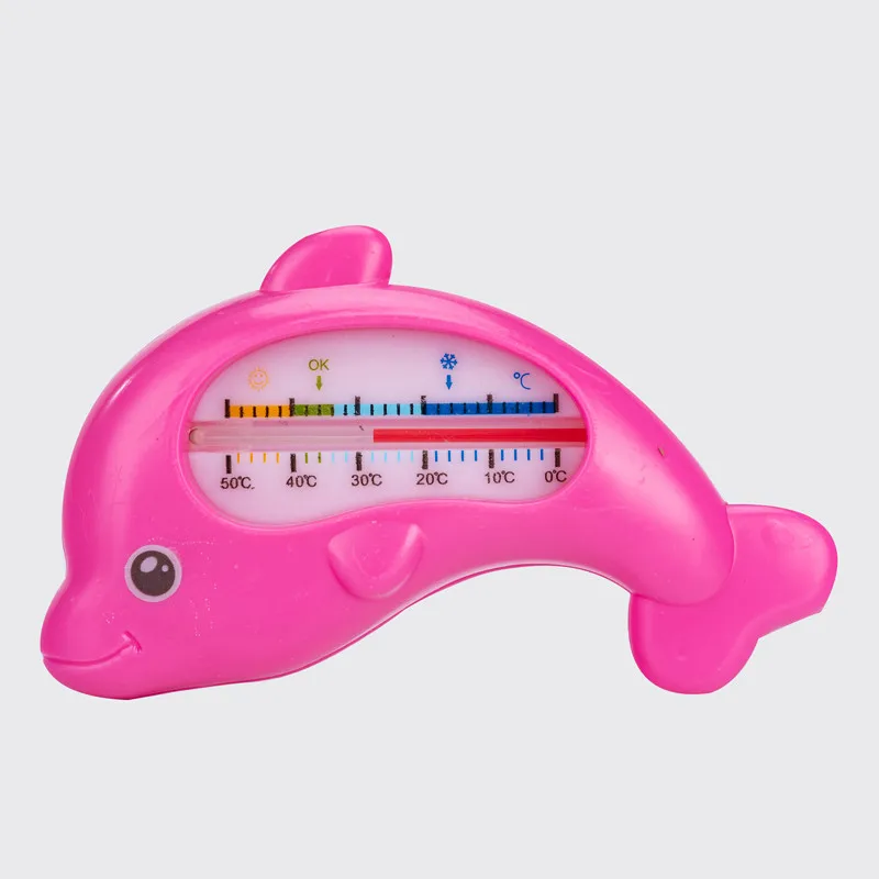 Termómetro de agua para baño de bebé, forma de delfín, temperatura, juguete para baño de bebé