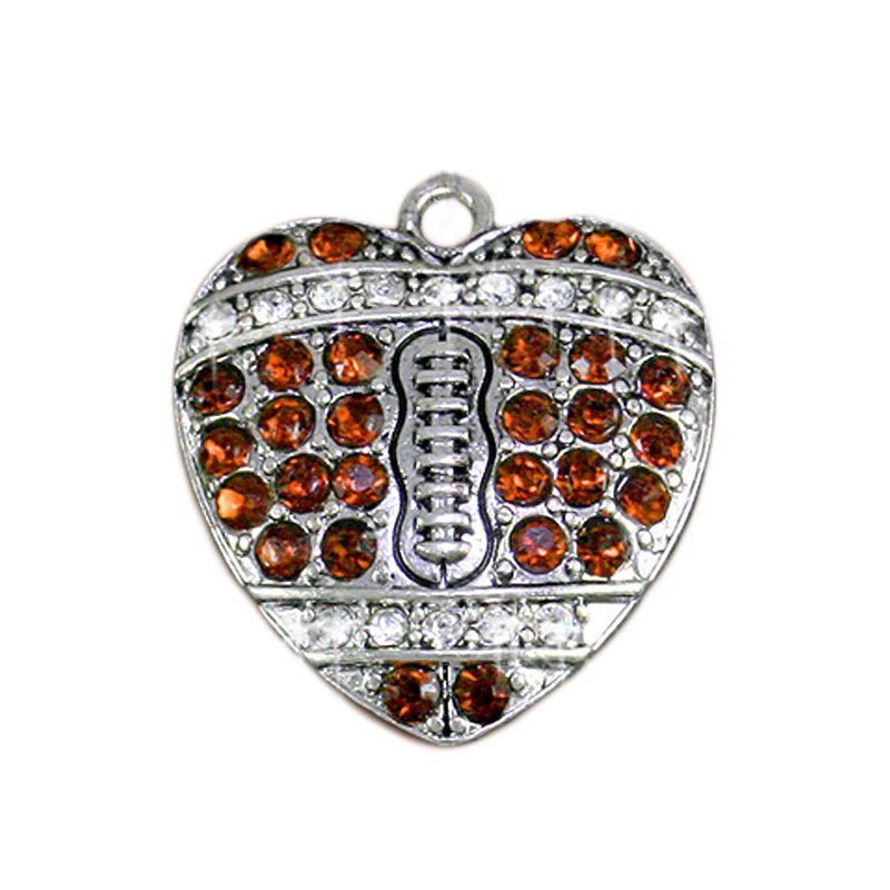 Подвеска из металлического цинкового сплава коричневого цвета в форме