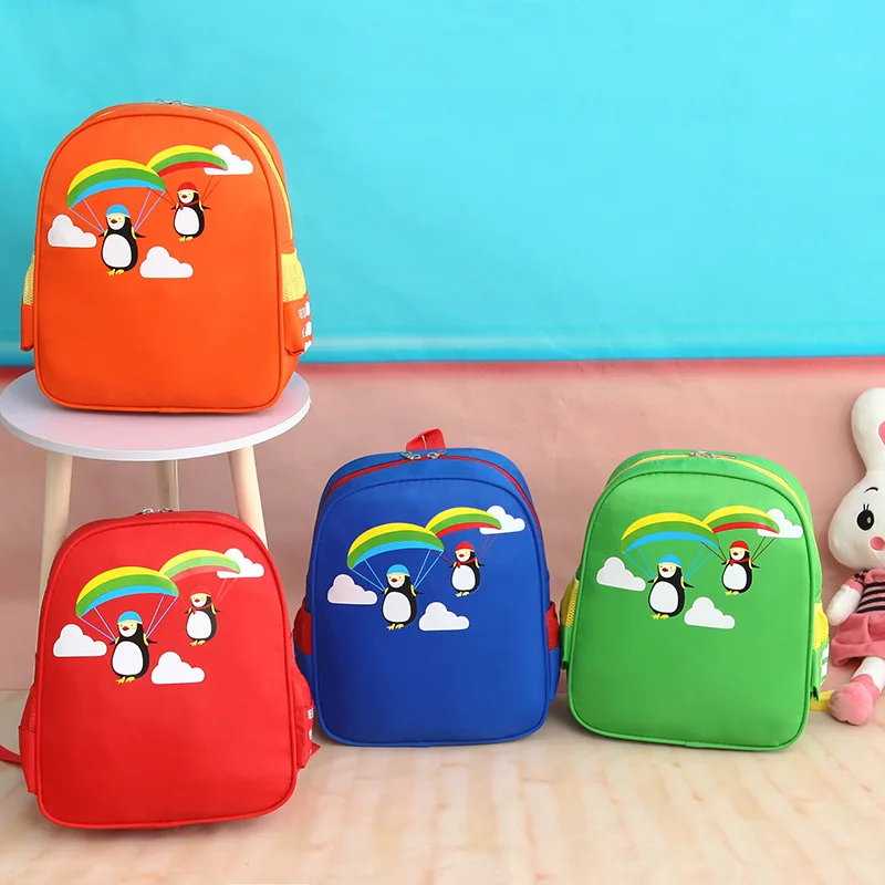

Penguin-Kindergarten School Bag Backpack Processing