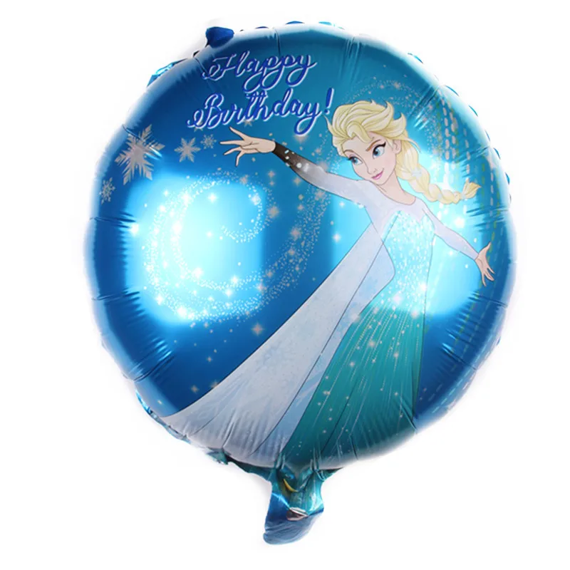 Kawaii disney холодное сердце принцесса Эльза Анна воздушный шарик с изображением Олафа игрушки Замороженные 2 Воздушный шар День Рождения Декор подарок игрушки для детей Девочка 18 дюймов