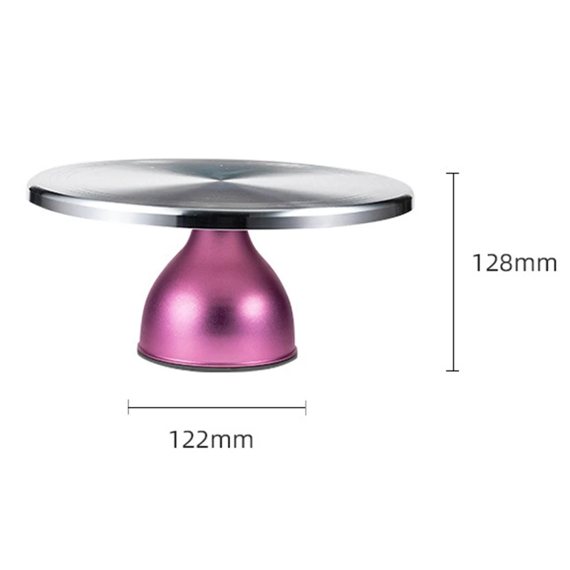  Baking Tool Alloy Mounted Cream Cake Turntable Rotating Table Stand Base Turn Around Decorating