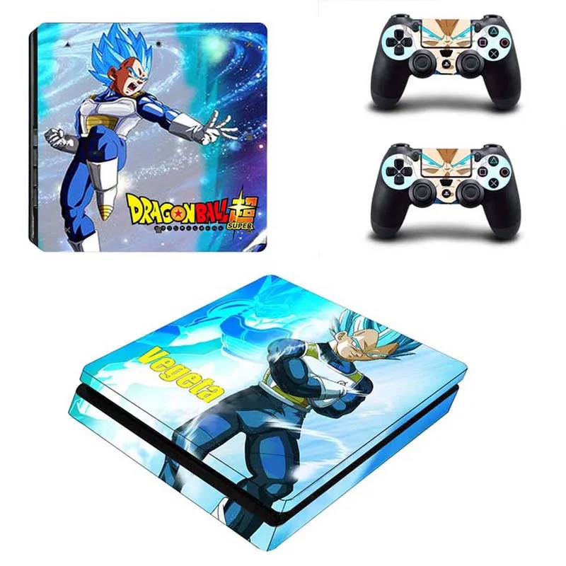 PS4 тонкие наклейки Dragon Ball Super Play station 4 тонкие Стикеры для playstation 4 Slim консоль и контроллер