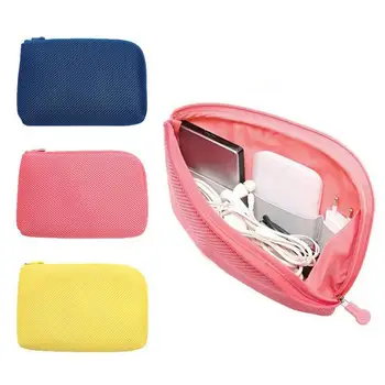 

Travel Storage Portable Digital Accessories Gadget Devices Organizer USB Cable Charger Storage Case Travel Cable Organizer Bag