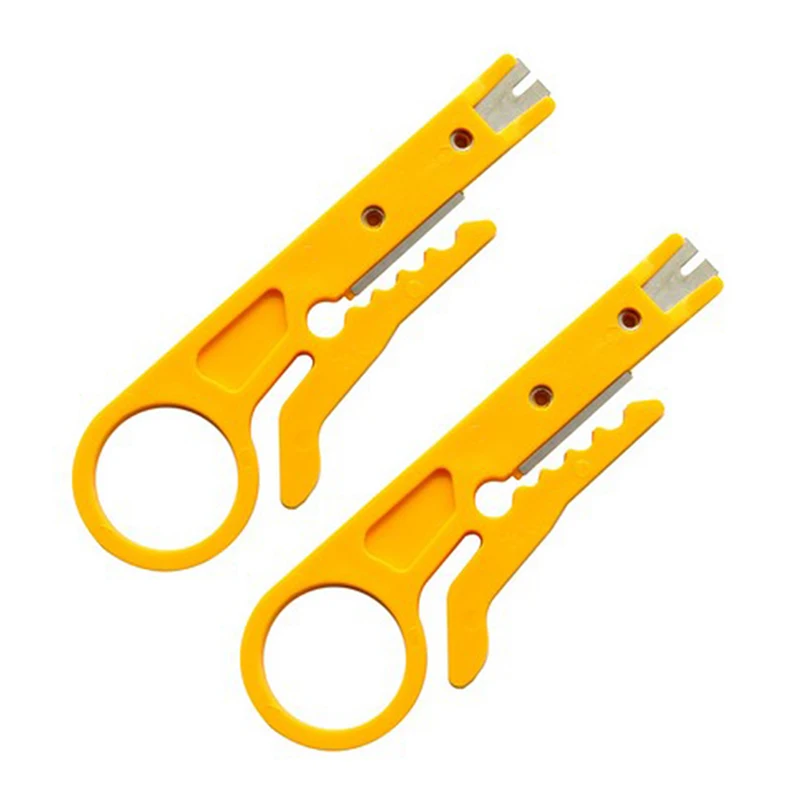 Cable Stripper Wire Cutter Crimping Tool Multi Stripping Knife Crimper Pliers Mini Portable Decrustation Wire Cutter Repair tool chisel plane Hand Tools