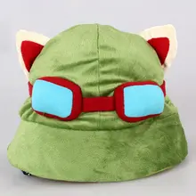 Женская каваи Косплей зимняя плюшевая Панама для любителей игр милые кошачьи уши мягкие очки аниме пират теплая Рыбацкая шапка