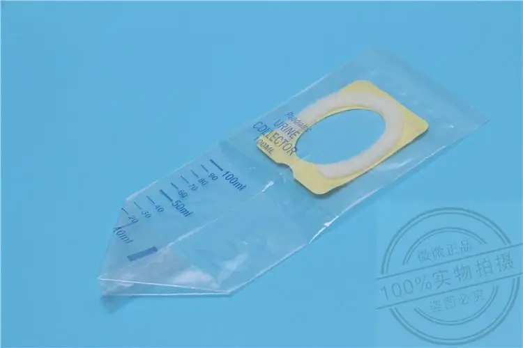 20pcs/lot 10pcs/lot 100ml Disposable Medical Child Urine Collection Bag for Single Use Urology Drainage bag | Красота и здоровье