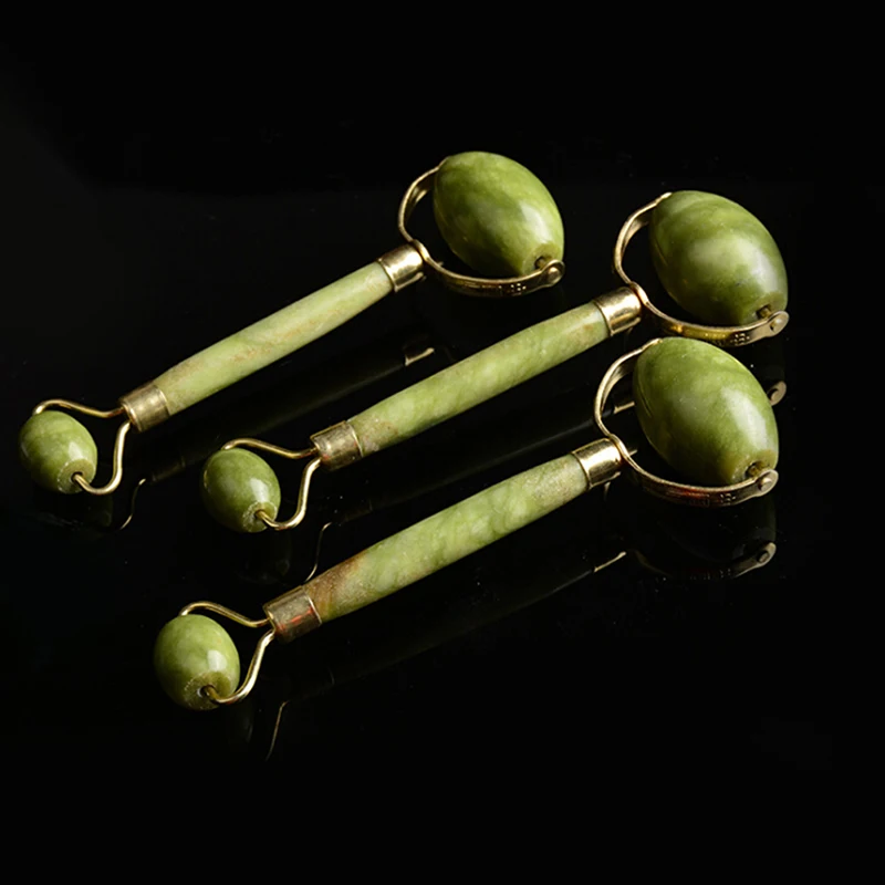 Nature Facial Jade Stone Face Massage Roller Face Care Pratical Anti Wrinkle Healthy Face Body Head Foot Massager Tool