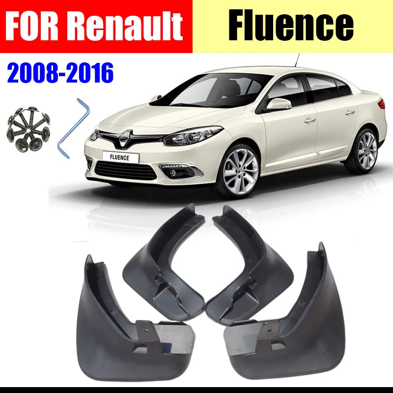 Guardabarros para Renault fluence, accesorios para coche, estilo, 2008  2019|Guardabarros| - AliExpress