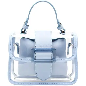 

Fashion Summer Beach Women Girls Handbag Transparent Shoulder Bag Messenger Purse Crossbody Tote