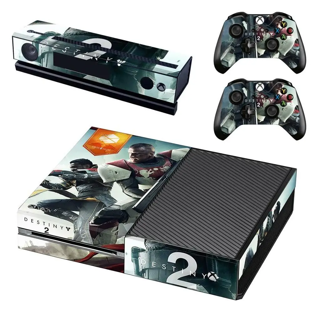 GSTM1299 Наклейка s Destiny 2 для xbox one, виниловая кожа, наклейки, Обложка Pegatinas для xbox one, консоль Kinect, два контроллера, накладки - Цвет: GSTM1299