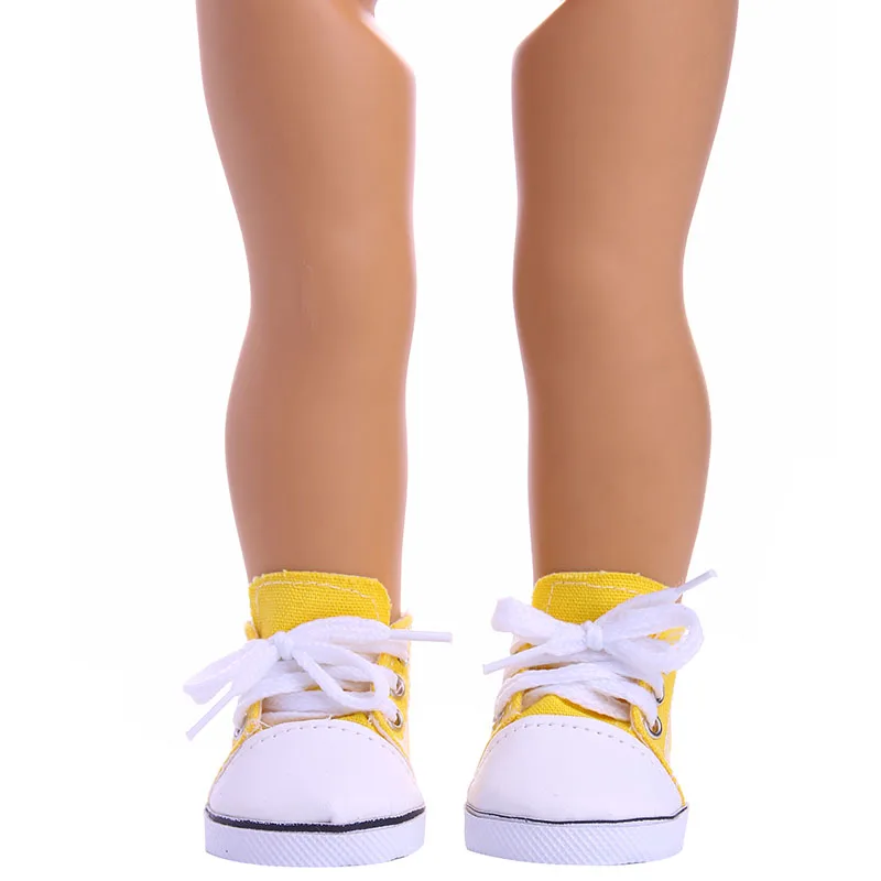 Новая кукольная одежда Желтая серия аксессуары сандалии нижнее белье носки обувь подходит для 18 дюймов и 43 см куклы, поколение, подарок
