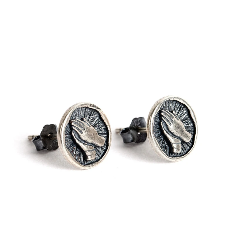 "La Prière" Boucles d'oreille mains qui prient