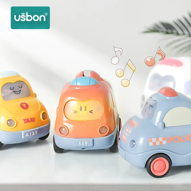 Usbon, 4 цвета, 1 набор, детская инерционная игрушка, автомобиль, самосвал, миксер, автокран, игрушки, веселая игрушка для детей, подарки для детей