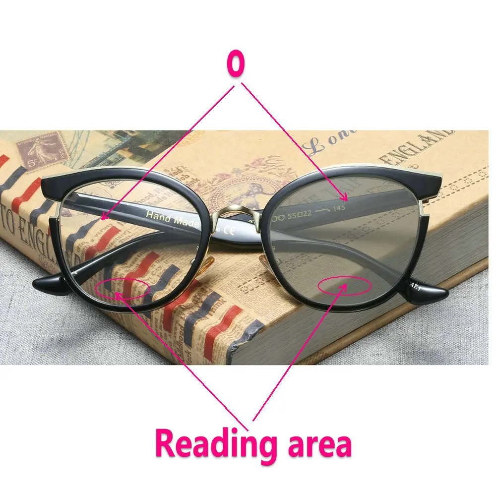 MINCL/негабаритных мужчин и женщин солнцезащитные фотохромные очки для чтения сверхлегкие бифокальные очки для пресбиопии для мужчин и женщин с коробкой NX