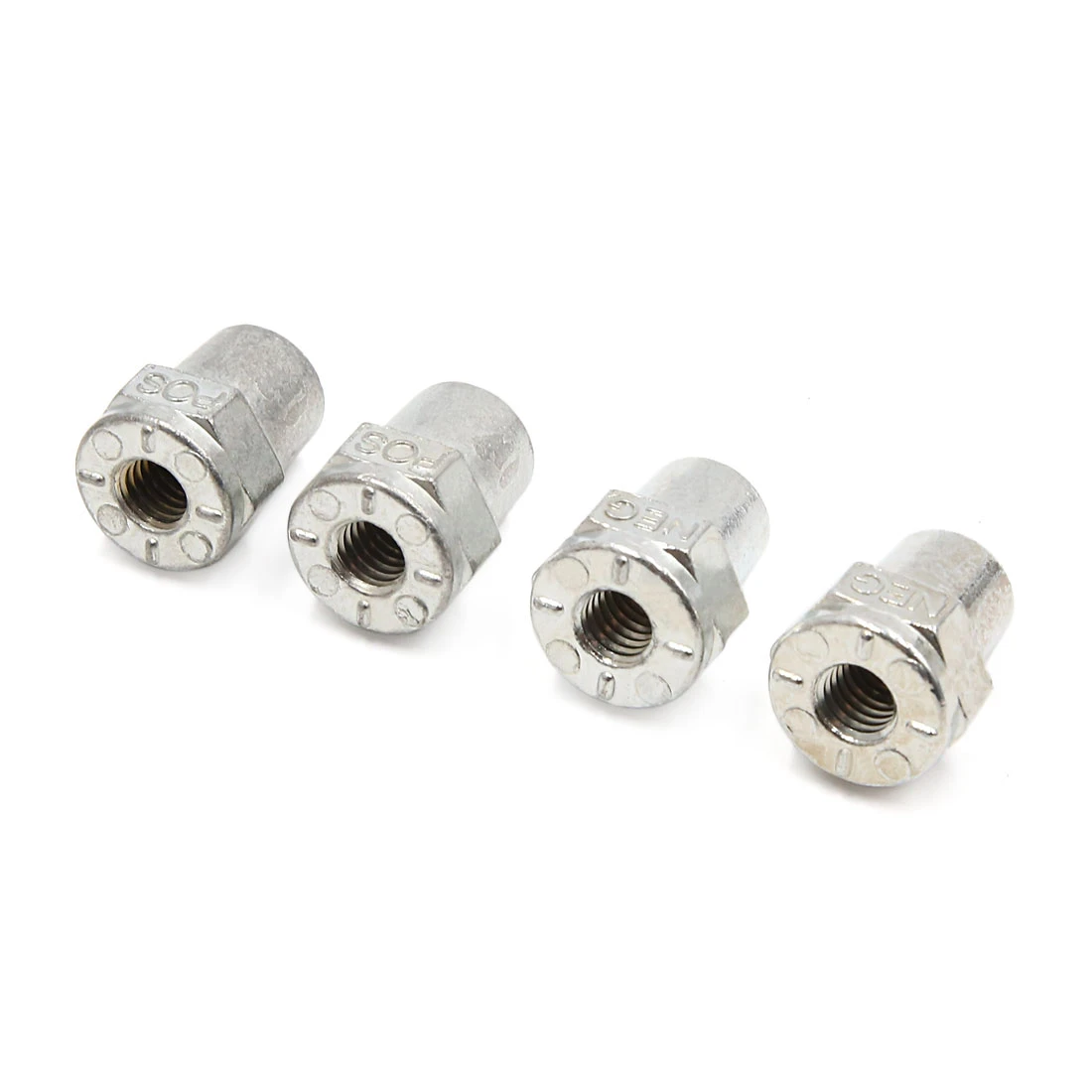 AUTUT 4pcs M8 Car Positive Negative Battery Post Terminal Adapters Zinc Alloy AUTUT 4pcs M8 Car Positive Negative Battery Post Terminal Adapters Zinc Alloy