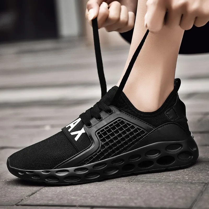 

for adult man big size sneakers Outdoor walking jogging Trainer Athletic spring fall Breathable Mesh lace-up Sport Running shoes