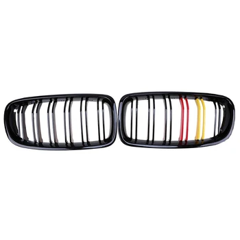 

Front Of the Car Cooler Sport Front Double Rib Kidney Grille Gloss for BMW 3 Series F30 F31 F35 Sedan 2011-2016