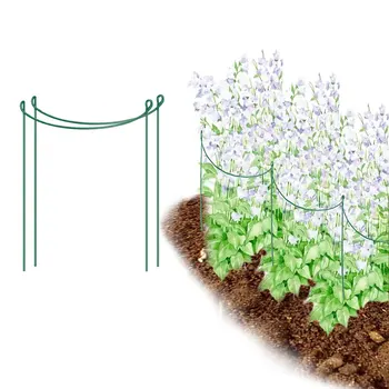 

2PCS/SET Garden Plant Holder Ring Horticultural Plant Holder Ring Vegetables Flower Growing Support Bracket Gardening Tools